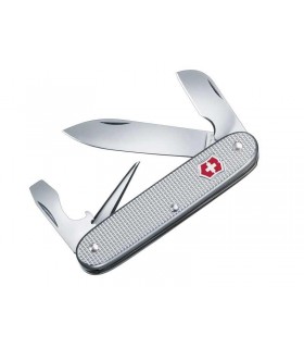 Victorinox 0.8120.26 Couteau  9,3 cm alox quadrillé argent