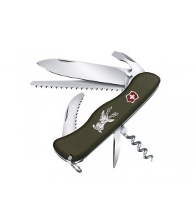 Victorinox 0.8573.4 Couteau  11 cm Motif chevreuil vert