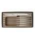 Le Thiers 10104 Coffret 6 couteaux table monobloc forgés Le Thiers par ROGER ORFEVRE, microdentés, 23 cm, tout inox brillant.