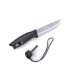 Morakniv 13567 Poignard,  lame 10,5 cm inox, manche gomme noir/noir