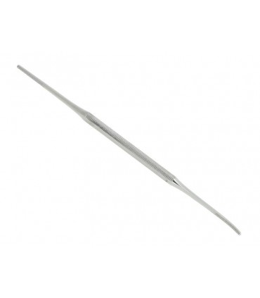 Manufacturer 1601 Lime double fine 2 mm (un côté plat, un côté courbe), 14,5 cm, inox.