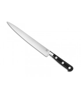 Tarrerias Bonjean 20033 Couteau tranchelard,  lame 20 cm acier inoxydable Nitrox 16Cr, manche pom noir