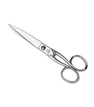 Due Cigni 2c.118.6 Ciseaux lingères gaucher DUE CIGNI, 15 cm, nickelés.