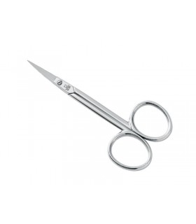 Due Cigni 2c.51.35 Ciseaux à envies percy DUE CIGNI, 9 cm courbes, nickelés.