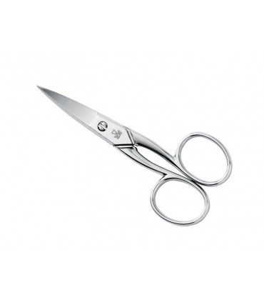 Due Cigni 2c.71.4 Ciseaux à ongles bancals courbe DUE CIGNI, une lame microdentée, 10 cm, nickelés