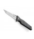 Maserin 420.g10s Couteau,  lame forme tanto acier D2 finition stonewashed avec flipper, manche 13 cm g10 gris