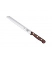 Victorinox 5.1630.21g Couteau a pain,  lame dentée 21 cm inox, manche21 cm bois palissandre