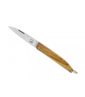 Salamandra 64247 Couteau, lame acier inox 1.4116, manche 10 cm bois  olivier