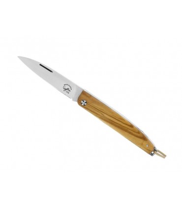 Salamandra 64247 Couteau, lame acier inox 1.4116, manche 10 cm bois  olivier