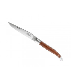 G.David ant.17 Couteau, lame acier 12C27,  manche  12 cm bois st martin