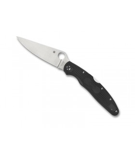 Spyderco c07pbk4 Couteau,  lame acier M390 Bohler satiné à cran slip joint, manche 14 cm nylon/fibre de verre noir