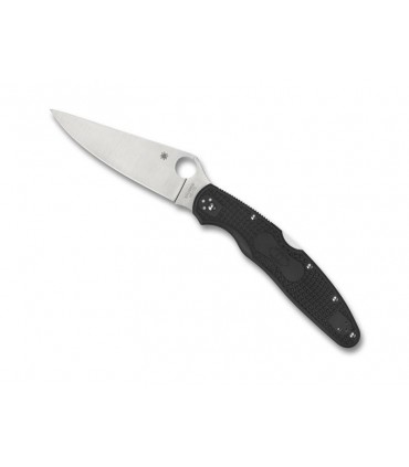 Spyderco c07pbk4 Couteau,  lame acier M390 Bohler satiné à cran slip joint, manche 14 cm nylon/fibre de verre noir