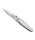 Mcusta mc.34d Couteau Tsuchi,  lame de 7,5 cm acier VG-10 damas inox 66 ches cran int. & à bout. dble, manche 10 cm acier gris