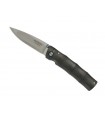 Mcusta mc.76dp Couteau Take,   lame acier VG-10 damas inox 66 couches cran int. & à bout. dble, manche 9.5 cm pacca noir
