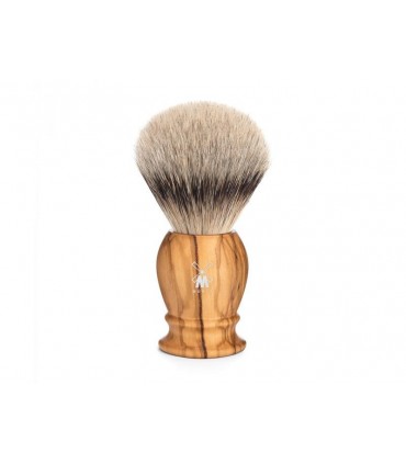 Mühle 091h250 Blaireau CLASSIC pur argenté (silvertip badger) Ø 21 mm, monture olivier