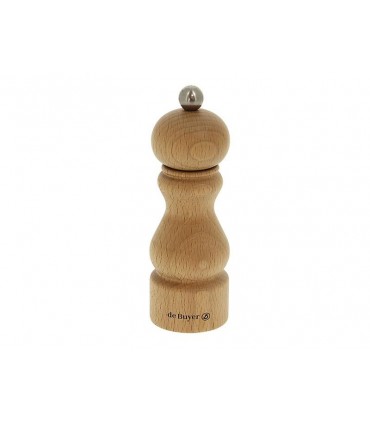 De Buyer rumba.c01 Moulin  épices  14 cm bois hêtre naturel