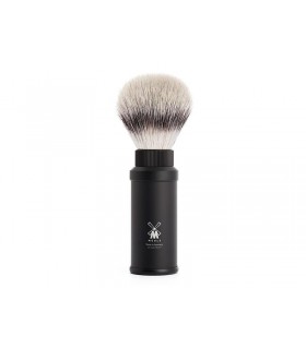 Mühle 31m536 Blaireau TRAVEL, fibre synthétique argentée (silvertip fibre®), monture aluminium anodisé noir