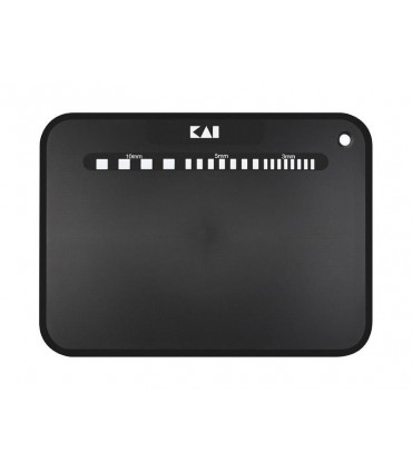 Kaï bz.0042 Planche à découper flexible Kaï, taille S (30 x 22 x 0,2 cm), noire.