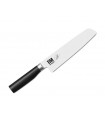 Kaï tmk.0770 Couteau chef Kamagata, lame acier 20 cm inoxyd. 4116 avec une dureté Rockwell de 57 +/- 1, manche en pom polis noir