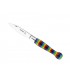 Nontron 87411 couteau n° 25, lame acier T12 inox, manche boule 12 cm acrylique multicolore, finition brillante