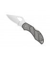 Spyderco by10tip2 Couteau Robin 2, lame acier 8Cr13Mov à cran, profil plat, manche 8,5 cm titanium