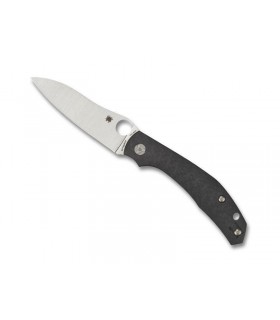 Spyderco c241cfp Couteau kapara, manche 12 cm fibre de carbone noir lame acier CPM-S30V