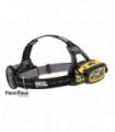 Petzl e80chr Lampe frontale Duo S jaune/noir ultra-puis., étanche/rechar., dotée fonction anti-ébloui.face2face. 1100 lumens.