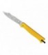 Douk Douk 1815.j Couteau lame 8,5 cm Acier inox Z70CD15 manche 11 cm Métal Jaune