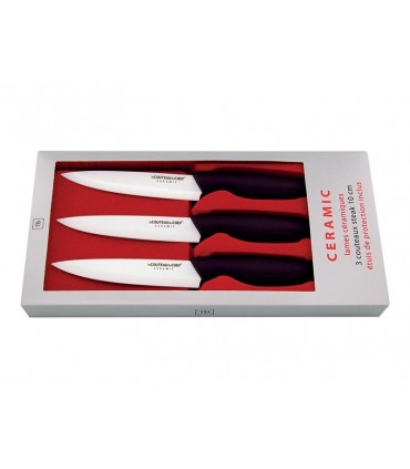 Terrarias Bonjan 441785 Coffret céramique lame Céramique manche 0 cm ABS Blanc