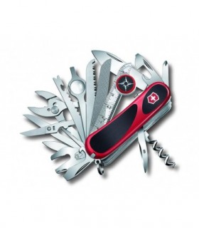 Victorinox 2.5393.sc Couteau lame Acier inox manche 8,5 cm Bi-matière Rouge-Noir