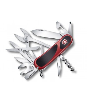 Victorinox 2.5223.sc Couteau lame Acier inox manche 8,5 cm Bi-matière Rouge-Noir