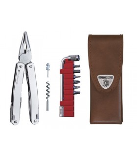 Victorinox 3.0238.l Outilswisstool lame Acier inox manche 0 cm  Cuir