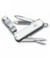 Victorinox 0.6463.7 Couteau  lame  acier inoxydable manche 6,5 cm en acrylique blanc