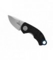 Kershaw ks.1180 Couteau lame  en acier 8Cr13MoV manche 7,5 cm  nylon/fibre de verre noir, entretoise alu anodisé bleu noir