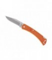 bück 7110.ors2 Couteau  lame  acier 420 à bouton double manche 12,5 cm en nylon  orange