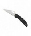 byrd knife by01psbk2 Couteau lame  acier 8Cr13MoV  profil plat manche 11 cm nylon/fibre de verre noir