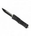 max knives mko2 Couteau  lame  à trou acier 440C manche 12 cm   alliage zinc/alu noir