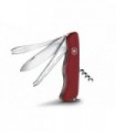 victorinox 0.8313.w Couteau  lame  acier inoxydable manche 11,1 cm   en bakélite rouge mat