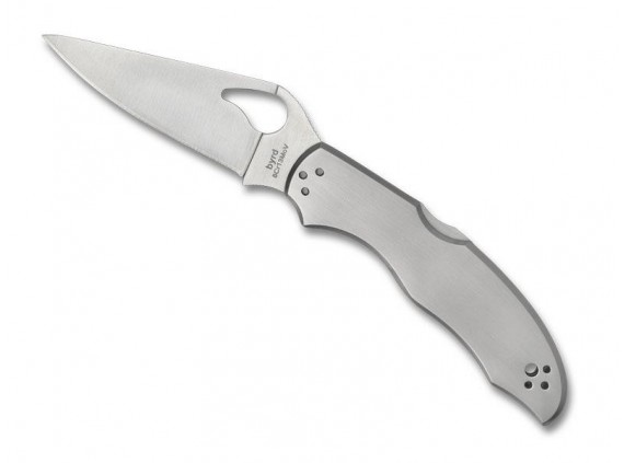 byrd knife by01p2 Couteau lame  acier 8Cr13MoV  manche 11 cm   en inox gris