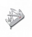 Victorinox 0.8271.26 Couteau  lame  acier inoxydable manche 9,3 cm  alox quadrillé teinte argent