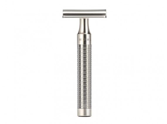Mühle r94 Rasoir de sécurité MUHLE « ROCCA », peigne fermé, tout inox brossé.