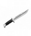 bück 7120.bks Poignard  lame  acier 420 manche 18,5 cm  résine, mitre et garde aluminium noir