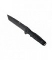 bück 7893.bks Poignard  lame  forme tanto 14 cm acier carbone 5160 revêtement Cerakote® noir manche 14 cm  en G10 noir