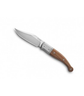 Lionsteel gt01.st Couteau lame  acier Niolox satiné « slip joint » manche 11 cm   plaquettes, mitre titanium 6AL4V bois santos