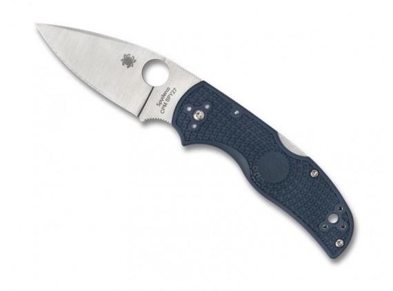 Spyderco c41pcbl5 Couteau  lame  acier CPM-SPY27 manche 10 cm   nylon/fibre de verre bleu cobalt