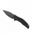 Zero Tolérance  zt.0357bw Couteau  lame  acier CPM-20CV finition « blackwash » avec « flipper » manche 11 cm   G10  noir