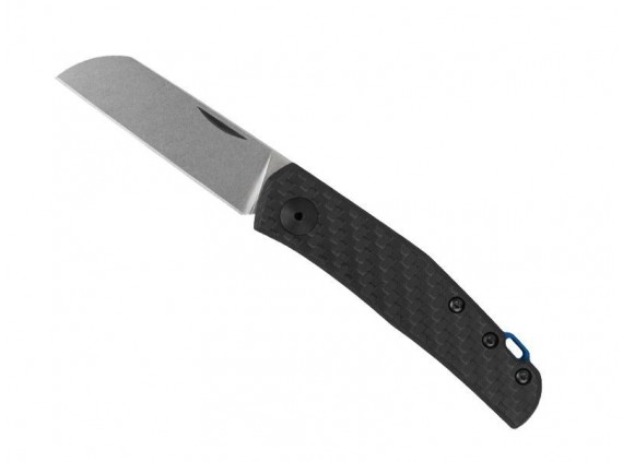 Zero Tolérance  zt.0230 Couteau  lame  pied de mouton acier CPM-20CV manche 9,5 cm   fibre carbone, entretoise alu bleu noir