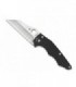 Spyderco c253gp Couteau  lame  Wharncliffe acier CPM-S30V avec mécanisme « compression lock » manche 13,5 cm  , G10 noir