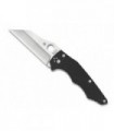 Spyderco c253gp Couteau  lame  Wharncliffe acier CPM-S30V avec mécanisme « compression lock » manche 13,5 cm  , G10 noir