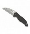 Spyderco c248cfp Couteau  lame  Wharncliffe acier CPM-S30V manche 12 cm   fibre de carbone / G10 noir